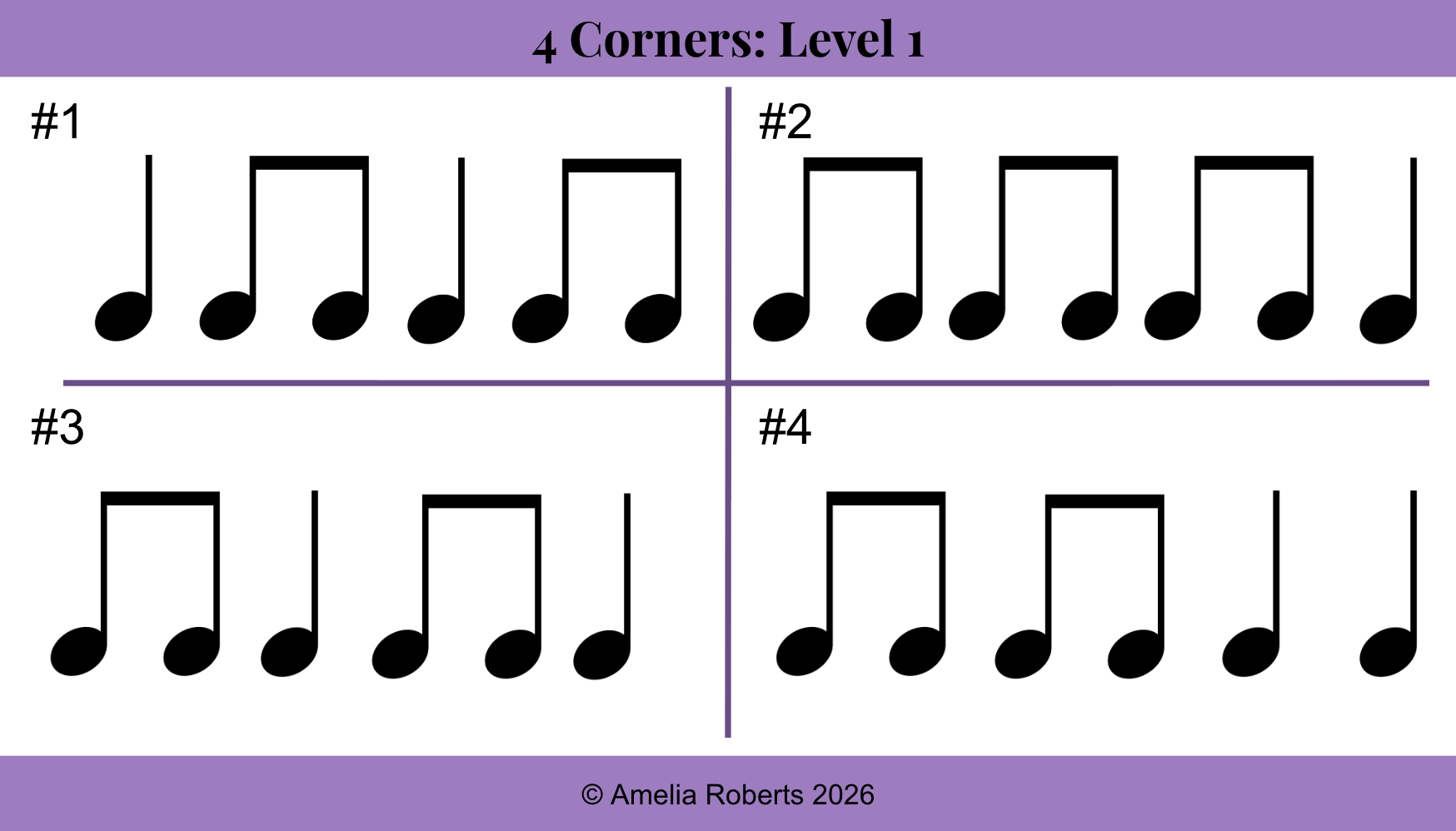 4 corners example